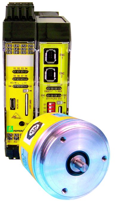 안전한 로터리 엔코더 RVK58S: 회전자 위치 검출을 비롯한 SIL3/PLe를 준수하는 드라이브 솔루션